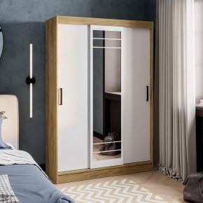Шкаф-купе Тео ШКК-02 (крафт/белый) в Сысерти - sysert.ok-mebel.com | фото