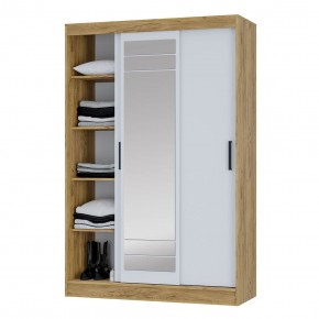 Шкаф-купе Тео ШКК-02 (крафт/белый) в Сысерти - sysert.ok-mebel.com | фото 4