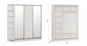 Шкаф-купе Тетрис 180/220 (ЗДЗ) Белый жемчуг в Сысерти - sysert.ok-mebel.com | фото