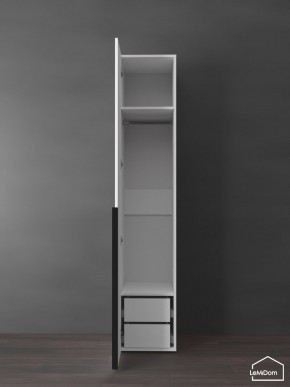 Шкаф Linnea MHR-1-3 2050х400х510 (Белый-М 11.1.1) в Сысерти - sysert.ok-mebel.com | фото 6