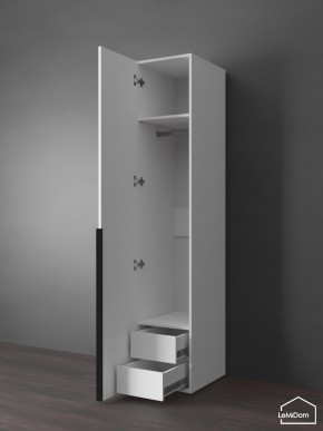 Шкаф Linnea MHR-1-3 2050х400х510 (Белый-М 11.1.1) в Сысерти - sysert.ok-mebel.com | фото 7