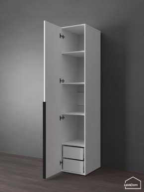 Шкаф Linnea MHR-1-4 2050х400х510 (Белый-М 11.1.1) в Сысерти - sysert.ok-mebel.com | фото 5