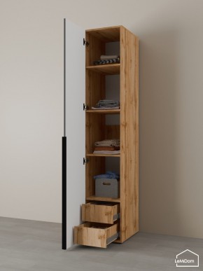 Шкаф Linnea MHR-1-4 2050х400х510 (ДВ-М 11.1.25) в Сысерти - sysert.ok-mebel.com | фото 5