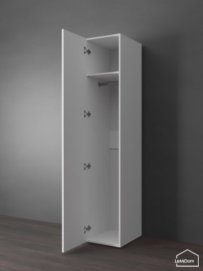 Шкаф Linnea MHR-1PO 2050х400х510 (Белый-М 11.1.2) в Сысерти - sysert.ok-mebel.com | фото 4