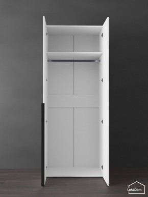 Шкаф Linnea MHR-2 2050х800х510 (Белый-М 11.1.2) в Сысерти - sysert.ok-mebel.com | фото 4