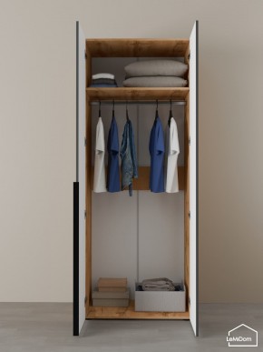 Шкаф Linnea MHR-2 2050х800х510 (ДВ-М 11.1.25) в Сысерти - sysert.ok-mebel.com | фото 4