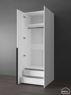 Шкаф Linnea MHR-2-3 2050х800х510 (Белый-М 11.1.1) в Сысерти - sysert.ok-mebel.com | фото 5