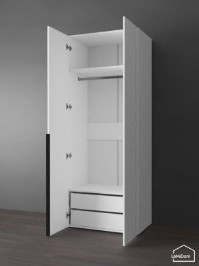 Шкаф Linnea MHR-2-3 2050х800х510 (Белый-М 11.1.1) в Сысерти - sysert.ok-mebel.com | фото 6