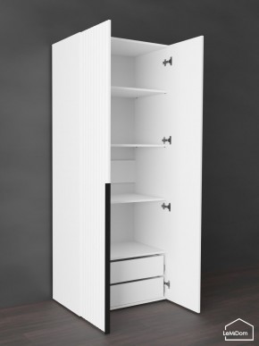 Шкаф Linnea MHR-2-4 2050х800х510 (Белый-М 11.1.1) в Сысерти - sysert.ok-mebel.com | фото 6