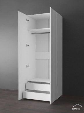 Шкаф Linnea MHR-2PO-3 2050х800х510 (Белый-М 11.1.2) в Сысерти - sysert.ok-mebel.com | фото 5