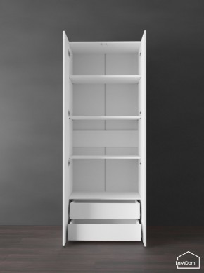 Шкаф Linnea MHR-2PO-4 2050х800х510 (Белый-М 11.1.2) в Сысерти - sysert.ok-mebel.com | фото 6