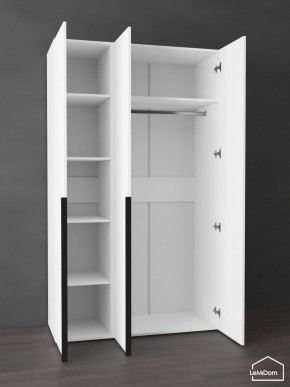 Шкаф Linnea MHR-3-1 2050х1200х510 (Белый-М 11.1.1) в Сысерти - sysert.ok-mebel.com | фото 4