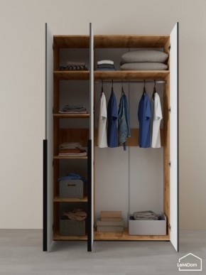 Шкаф Linnea MHR-3-1 2050х1200х510 (ДВ-М 11.1.25) в Сысерти - sysert.ok-mebel.com | фото 4