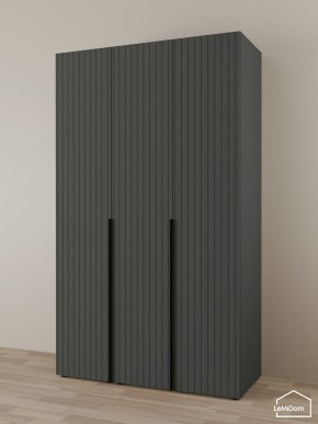 Шкаф Linnea MHR-3-1 2050х1200х510 (Графит-М 11.1.25) в Сысерти - sysert.ok-mebel.com | фото