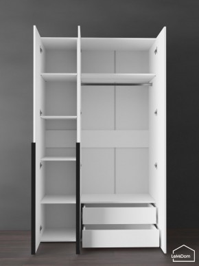 Шкаф Linnea MHR-3-2 2050х1200х510 (Белый-М 11.1.1) в Сысерти - sysert.ok-mebel.com | фото 6