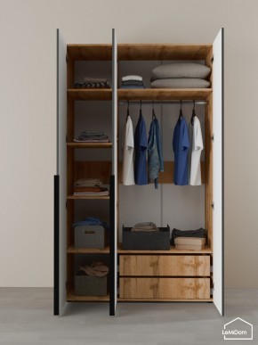 Шкаф Linnea MHR-3-2 2050х1200х510 (ДВ-М 11.1.25) в Сысерти - sysert.ok-mebel.com | фото 5
