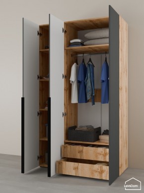 Шкаф Linnea MHR-3-2 2050х1200х510 (ДВ-М 11.1.25) в Сысерти - sysert.ok-mebel.com | фото 6