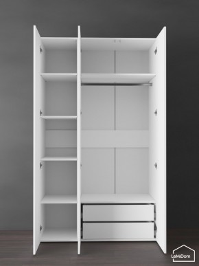 Шкаф Linnea MHR-3PO-2 2050х1200х510 (Белый-М 11.1.2) в Сысерти - sysert.ok-mebel.com | фото 6