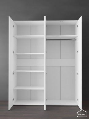 Шкаф Linnea MHR-4PO-1 2050х1600х510 (Белый-М 11.1.1) в Сысерти - sysert.ok-mebel.com | фото 4