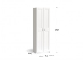 Шкаф МАКС двухдверный, цвет белый в Сысерти - sysert.ok-mebel.com | фото 3