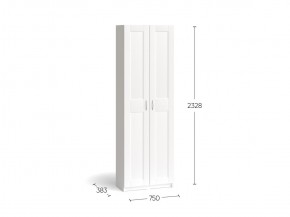 Шкаф МАКС двухдверный узкий, цвет белый в Сысерти - sysert.ok-mebel.com | фото 3