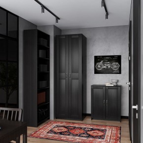 Шкаф МАКС двухстворчатый, цвет Дуб Венге в Сысерти - sysert.ok-mebel.com | фото 4