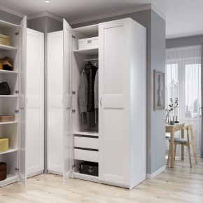 Шкаф МАКС однодверный, цвет белый в Сысерти - sysert.ok-mebel.com | фото 4