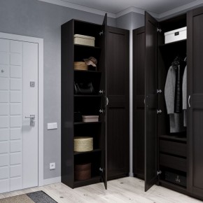 Шкаф МАКС однодверный узкий, цвет Дуб Венге в Сысерти - sysert.ok-mebel.com | фото 4