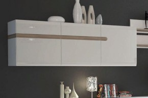 Шкаф навесной 3D/TYP 67, LINATE ,цвет белый/сонома трюфель в Сысерти - sysert.ok-mebel.com | фото 3