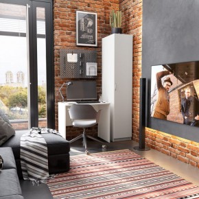 Шкаф ОРИОН однодверный, цвет белый в Сысерти - sysert.ok-mebel.com | фото 4