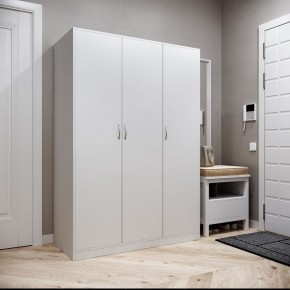 Шкаф ОРИОН трехдверный, цвет белый в Сысерти - sysert.ok-mebel.com | фото 2