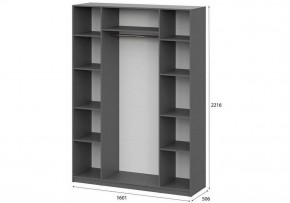 Шкаф платяной Даиго в Сысерти - sysert.ok-mebel.com | фото 3