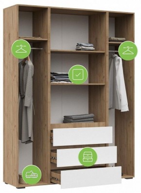 Шкаф платяной Элла в Сысерти - sysert.ok-mebel.com | фото 4
