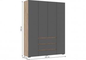 Шкаф платяной Элла в Сысерти - sysert.ok-mebel.com | фото 3