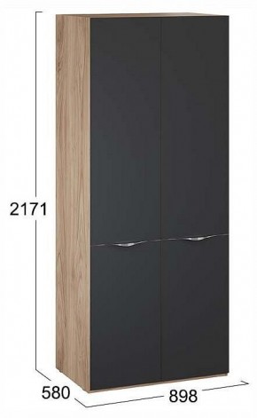 Шкаф платяной Глосс СМ-319.07.003 в Сысерти - sysert.ok-mebel.com | фото 4