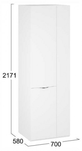 Шкаф платяной Глосс СМ-319.07.006 в Сысерти - sysert.ok-mebel.com | фото 4
