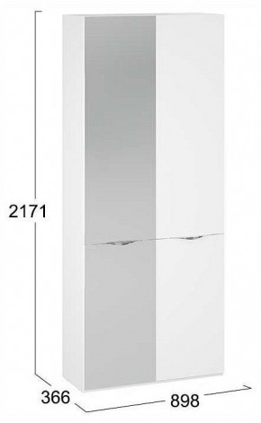 Шкаф платяной Глосс СМ-319.07.015 в Сысерти - sysert.ok-mebel.com | фото 4