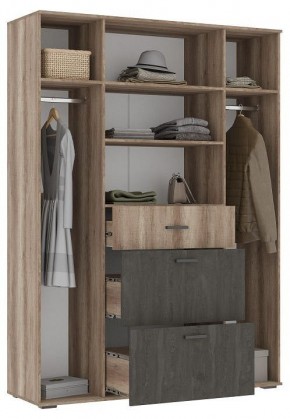 Шкаф платяной Паркинс в Сысерти - sysert.ok-mebel.com | фото 2