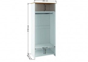 Шкаф платяной Теодора в Сысерти - sysert.ok-mebel.com | фото 3