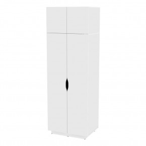 Шкаф "Аврора (H37)" (Белый) в Сысерти - sysert.ok-mebel.com | фото