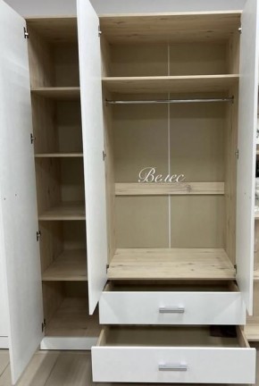 Шкаф "Милана" 3-х створчатый с 2 ящиками в Сысерти - sysert.ok-mebel.com | фото 2