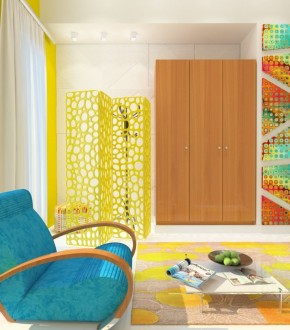 Шкаф распашкой Оксана 1200 (ЛДСП 1 кат.) в Сысерти - sysert.ok-mebel.com | фото 11