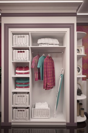 Шкаф распашкой Оксана 1200 (ЛДСП 1 кат.) в Сысерти - sysert.ok-mebel.com | фото 3