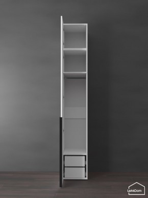 Шкаф с антресолью Linnea MHR-1A-3 2450х400х510 (Белый-М 11.1.2) в Сысерти - sysert.ok-mebel.com | фото 5
