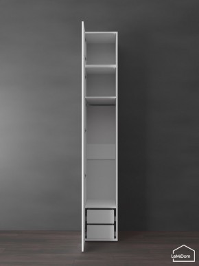Шкаф с антресолью Linnea MHR-1POA-3 2450х400х510 (Белый-М 11.1.2) в Сысерти - sysert.ok-mebel.com | фото 5