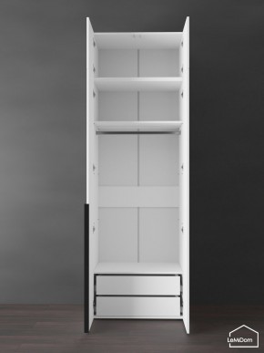 Шкаф с антресолью Linnea MHR-2A-3 2450х800х510 (Белый-М 11.1.2) в Сысерти - sysert.ok-mebel.com | фото 6