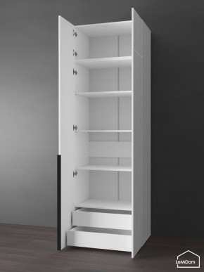 Шкаф с антресолью Linnea MHR-2A-4 2450х800х510 (Белый-М 11.1.1) в Сысерти - sysert.ok-mebel.com | фото 5