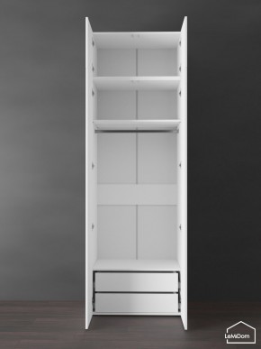 Шкаф с антресолью Linnea MHR-2POA-3 2450х800х510 (Белый-М 11.1.2) в Сысерти - sysert.ok-mebel.com | фото 5