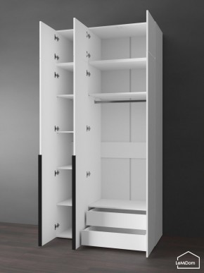 Шкаф с антресолью Linnea MHR-3A-2 2450х1200х510 (Белый-М 11.1.2) в Сысерти - sysert.ok-mebel.com | фото 5