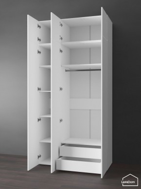 Шкаф с антресолью Linnea MHR-3POA-2 2450х1200х510 (Белый-М 11.1.1) в Сысерти - sysert.ok-mebel.com | фото 5